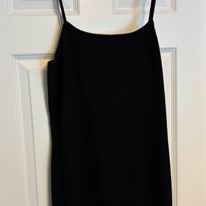 House of Harlow 1960 Black Ribbed Dress